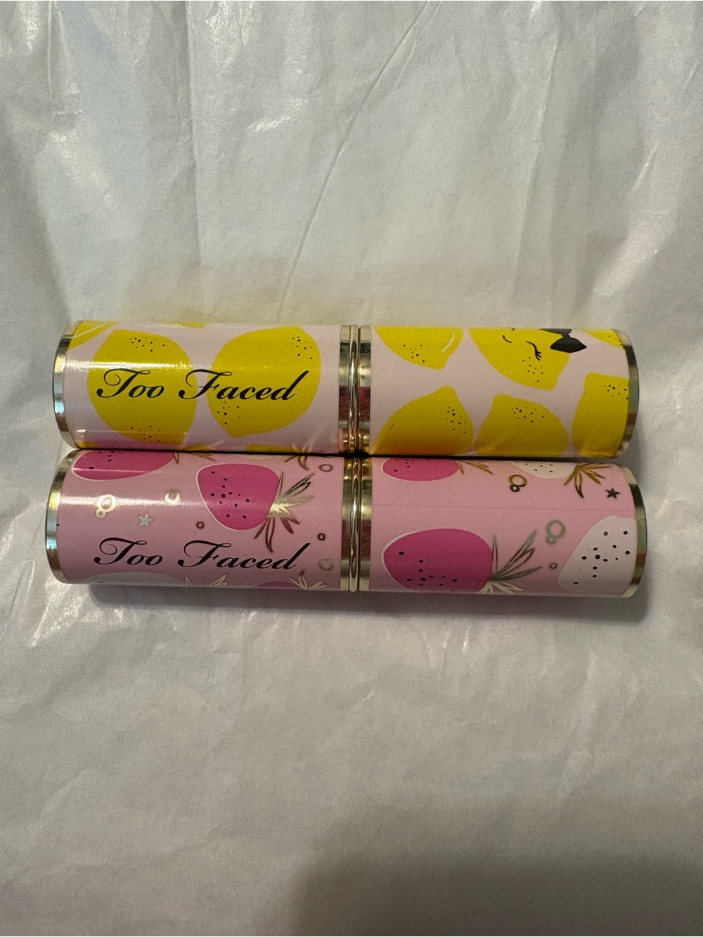 Too Faced highlighter sticks set of two